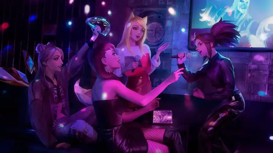 英雄联盟kda女团精选桌面壁纸