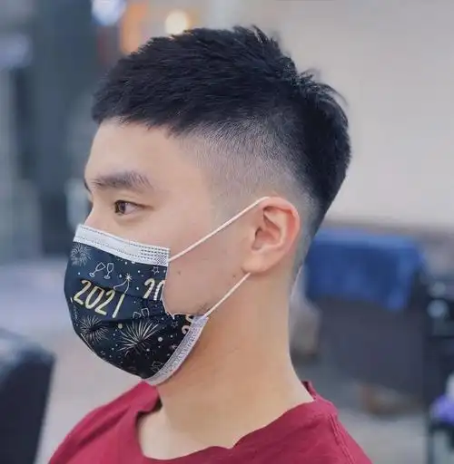 男士2021新款假发套男生帅气发型短假发仿真假发网红同款伪正太全头套