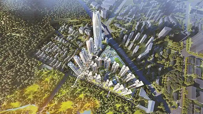 "棚改第一村"华富村回迁区3号楼封顶_建设_项目_福田