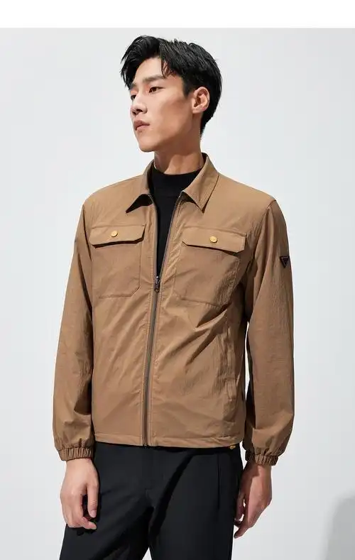 七匹狼黄宗泽同款超跑联名夹克男外套立领双面穿男装衣服运动服306