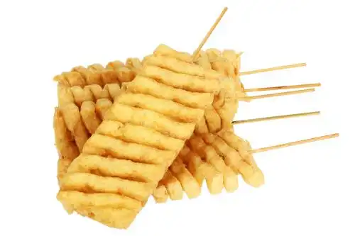 千叶豆腐手把烤豆腐串白底图