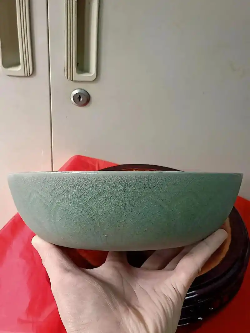 北宋清凉寺汝窑粉青釉钵式碗 - 抖音
