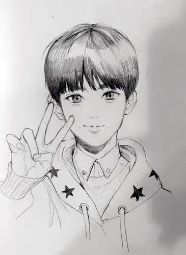 tfboys易烊千玺饭绘漫画合辑