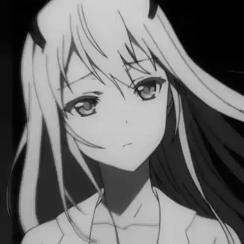 动漫头像|黑白微丧头像
