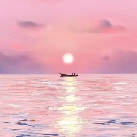 头像图片风景落日大海 风景头像图片大全 -【爱个性】