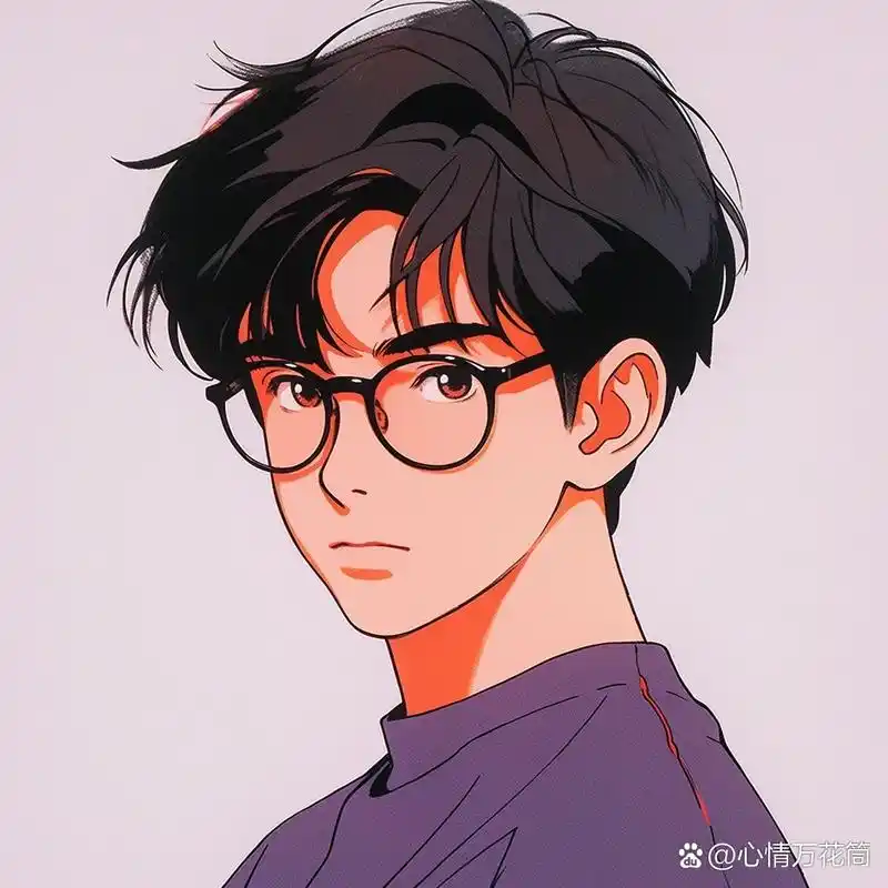 男生头像97戴眼镜的书生气男生头像系列9699