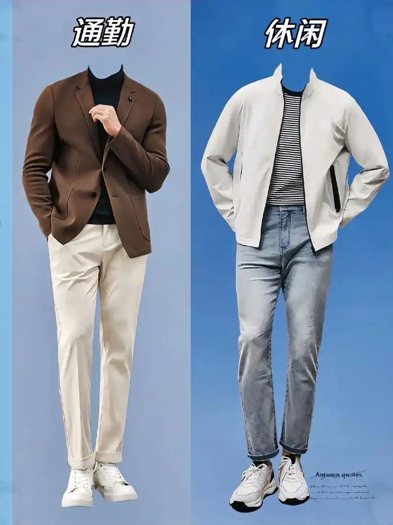 男士春季职场通勤穿搭/简约轻熟高级感穿搭.