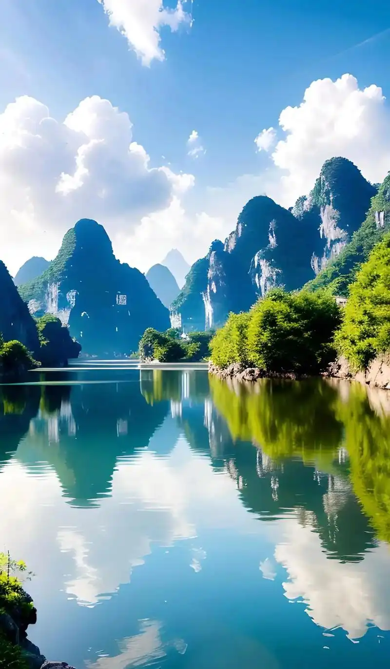 山清水秀,秀丽山河山清水秀,鸟语花香美不胜收,世间美景此刻尽 - 抖音