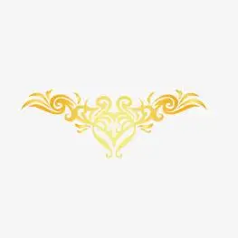 关键词 : 金色花纹花边,渐变,装饰图案