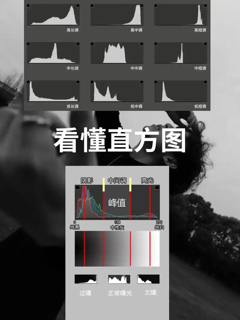 一分钟带你搞懂ps直方图.直方图是什么? 直方图是显示画面所 - 抖音