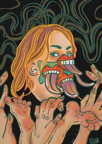 多嘴多舌,多手多脚