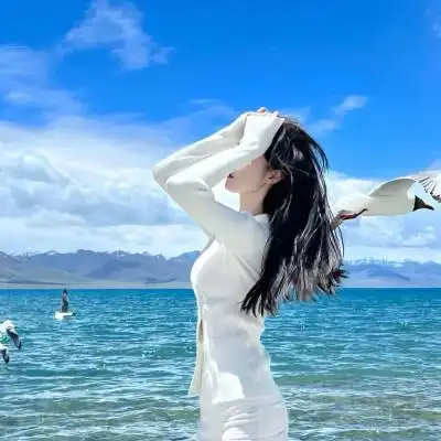 仙气女生头像背影清新唯美