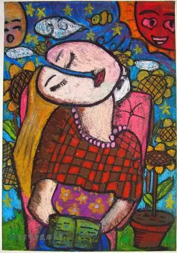 《午后》王歆睿 10岁(辅导教师王小燕)