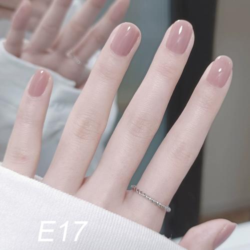 指甲油女免烤持久快干无味透明护甲油裸色粉色2023年新款秋冬显白