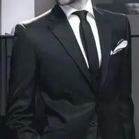 欧美黑白西装男头像图片大全