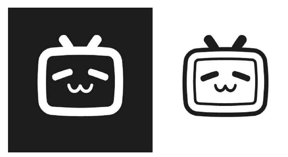国内视频弹幕网站b站,悄悄更新了logo,台式电视秒变挂式