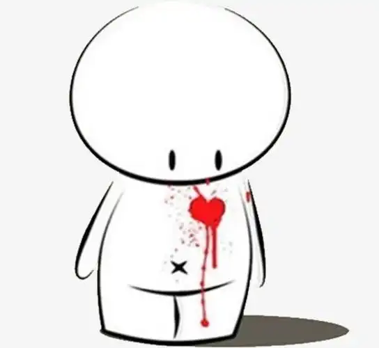 心疼卡通图