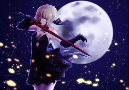 二次元美图,黑saber专栏