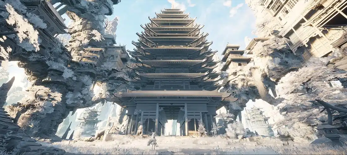 古风_九层妖塔|三维|场景|潶桐 - 原创作品 - 站酷 (zcool)