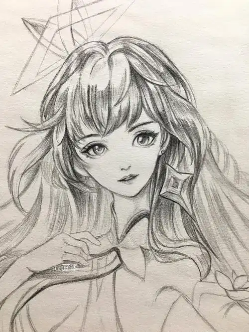 手绘王者荣耀新皮肤王昭君61星穹之声附步骤