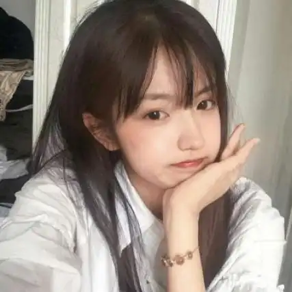 可爱女头像呆萌真人一人不变的只有自己女生头像