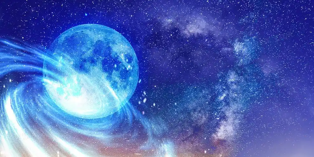 简约宇宙星球背景图