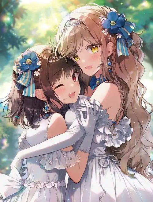 霞和樱子也随着漫画连载一起走了将近10年,真正诠释"陪伴就是最长情