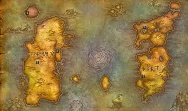 魔兽世界经典旧世地图