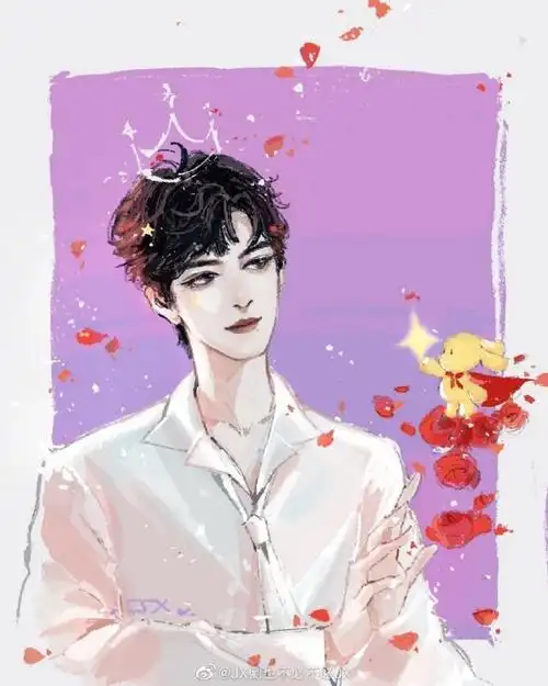 肖战粉丝饭绘小王子和他的快乐星球99每张都好可爱@x玖少年团肖战