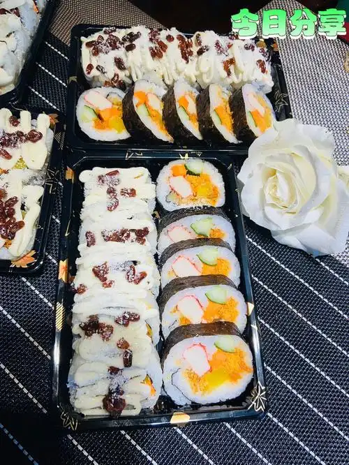 创意新派寿司之云朵蜜豆寿司