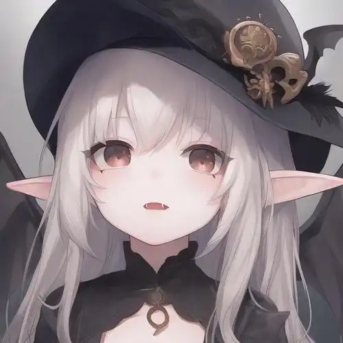 有恶魔翅膀的女孩头像