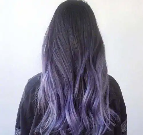 冷色系渐变式染发燃气炸裂_发型师姐