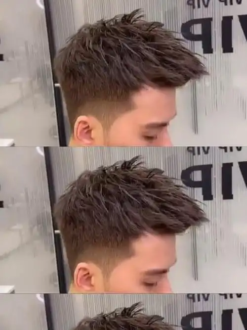 男生前刺飞机头男生发型