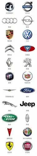 带你认识所有汽车车标
