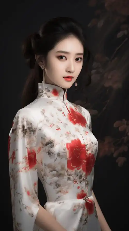 这样私房旗袍写真你绝对没有见过