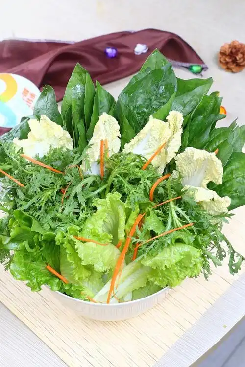 蔬菜大拼蔬菜拼盘有生菜 大白菜 小白菜