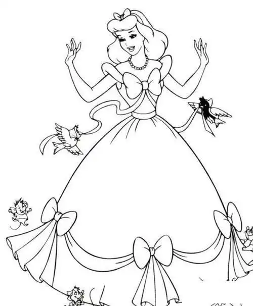 公主简笔画人物简笔画 由优尔供稿儿童人物简笔画带步骤幼儿园小朋友