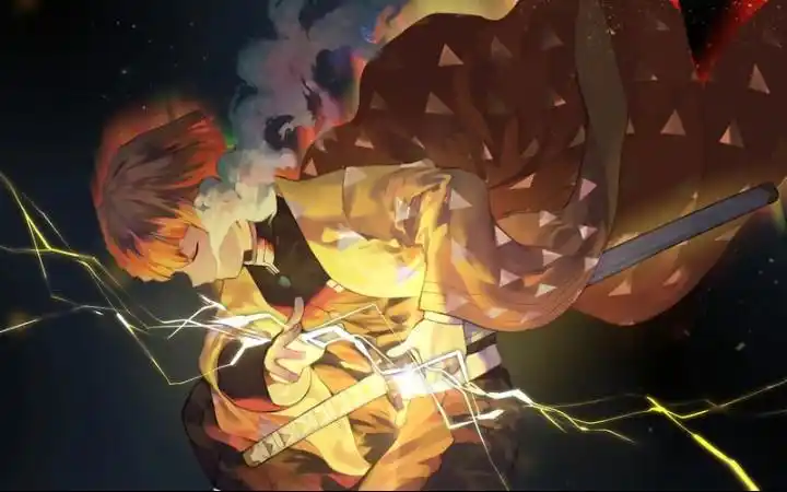 我妻善逸拔刀名场面