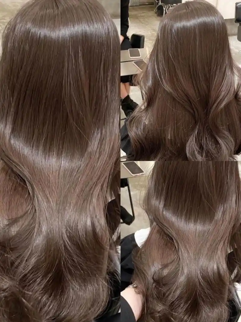 超温柔的栗棕色❗️素颜也显白🔒黄黑皮看 大c家染发膏/显白栗