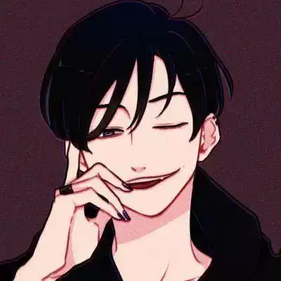 哥特式暗黑系邪魅帅气男生动漫头像