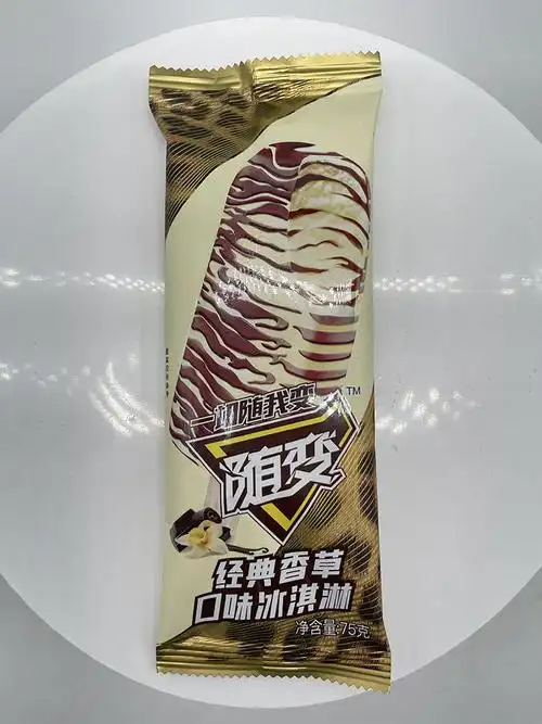 蒙牛随便雪糕香草口味冰淇淋经典脆皮冷饮冰棍冰淇淋