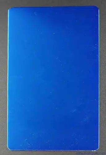 美国进口aca蓝色阳极氧化铝板