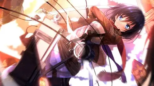 动漫三笠进击的巨人壁纸