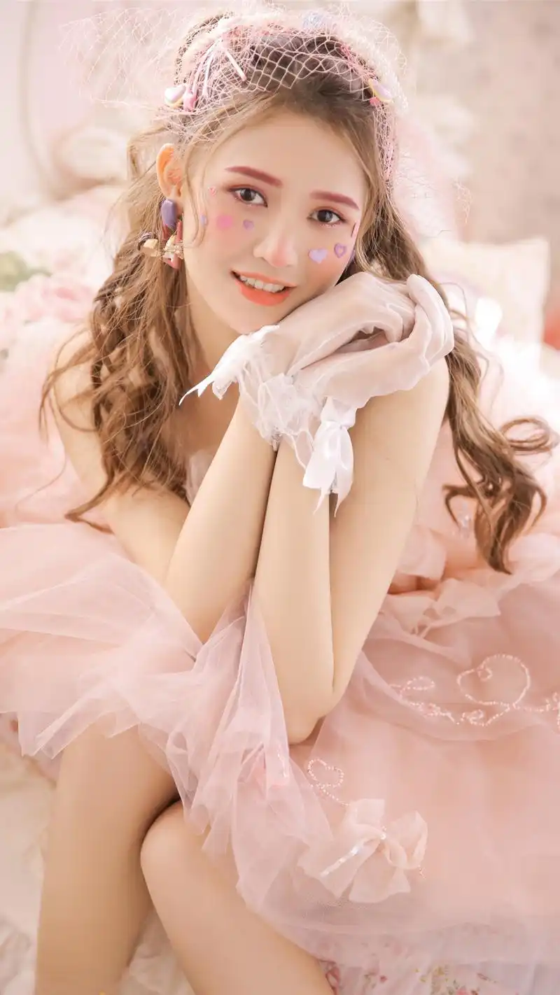 可爱女生唯美写真手机壁纸