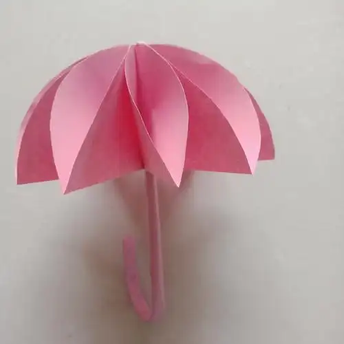 亲子手工制作:小伞