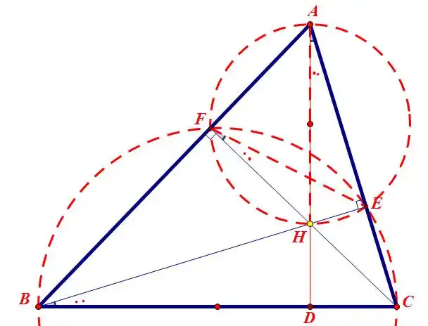 三角形三条高线共点的十种证明 - 启示号