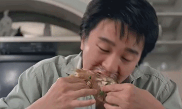 吃货美食周星驰好吃gif动图_动态图_表情包下载_soogif