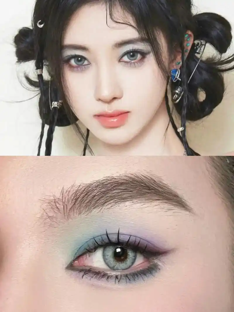 鞠婧祎牛仔仿妆来咯 斯哈 斯哈 辣