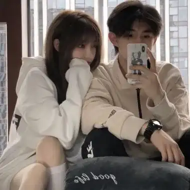 高清好看的情头真人超甜不易撞图片,情侣头像图片