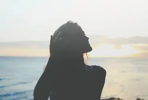 海,日落,women,blonde,hands on head,sea,sunset,壁纸,高清壁纸人物